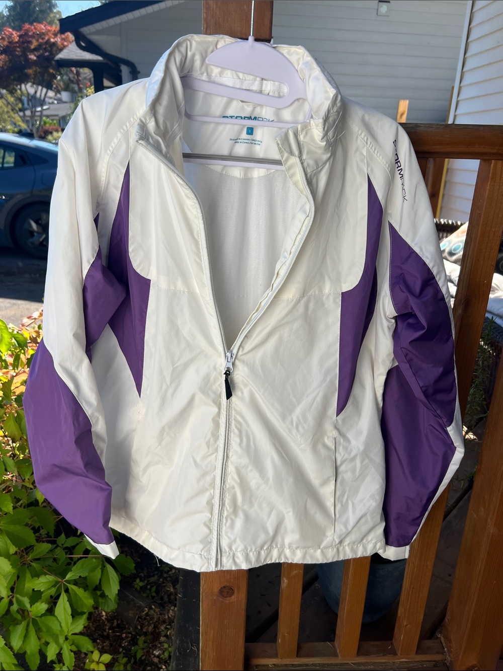 Sunice Stormpack Full-Zip Golf Windbreaker Size Large